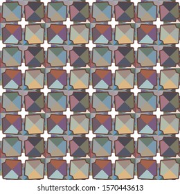 Abstract background texture in geometric ornamental style. Seamless design.