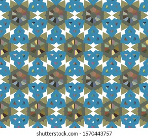 Abstract background texture in geometric ornamental style. Seamless design.