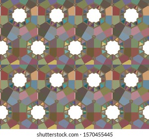 Abstract background texture in geometric ornamental style. Seamless design.