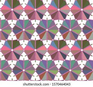Abstract background texture in geometric ornamental style. Seamless design.