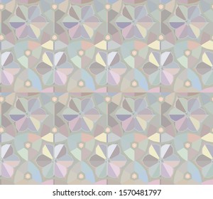 Abstract background texture in geometric ornamental style. Seamless design.