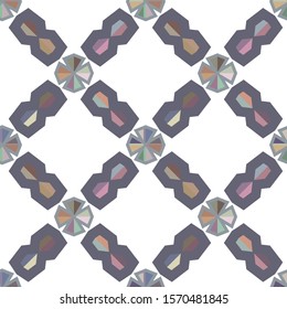 Abstract background texture in geometric ornamental style. Seamless design.
