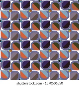 Abstract background texture in geometric ornamental style. Seamless design.