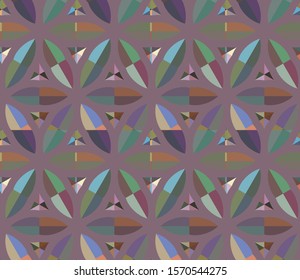 Abstract background texture in geometric ornamental style. Seamless design.