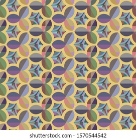 Abstract background texture in geometric ornamental style. Seamless design.
