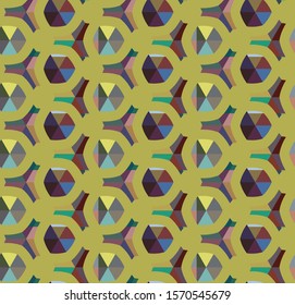 Abstract background texture in geometric ornamental style. Seamless design.