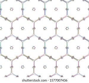 Abstract background texture in geometric ornamental style. Seamless design.