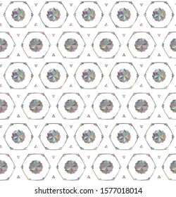 Abstract background texture in geometric ornamental style. Seamless design.
