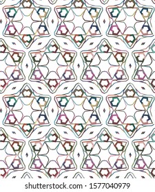 Abstract background texture in geometric ornamental style. Seamless design.