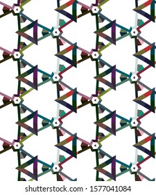 Abstract background texture in geometric ornamental style. Seamless design.