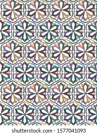 Abstract background texture in geometric ornamental style. Seamless design.