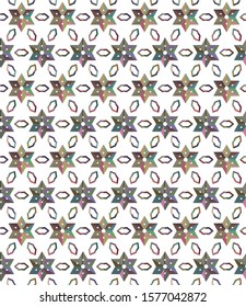 Abstract background texture in geometric ornamental style. Seamless design.