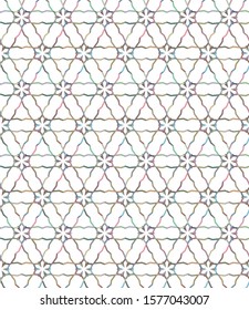 Abstract background texture in geometric ornamental style. Seamless design.