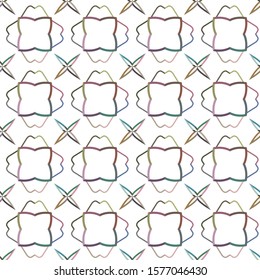 Abstract background texture in geometric ornamental style. Seamless design.