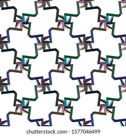 Abstract background texture in geometric ornamental style. Seamless design.