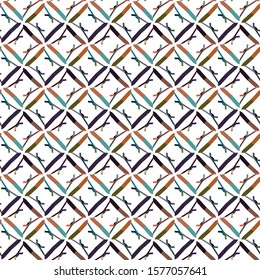 Abstract background texture in geometric ornamental style. Seamless design.