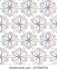 Abstract background texture in geometric ornamental style. Seamless design.