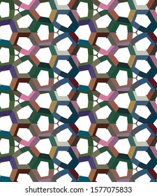 Abstract background texture in geometric ornamental style. Seamless design.