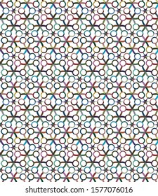 Abstract background texture in geometric ornamental style. Seamless design.