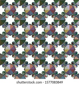 Abstract background texture in geometric ornamental style. Seamless design.