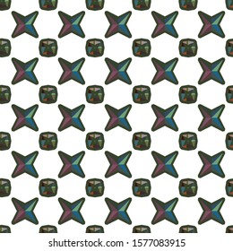 Abstract background texture in geometric ornamental style. Seamless design.