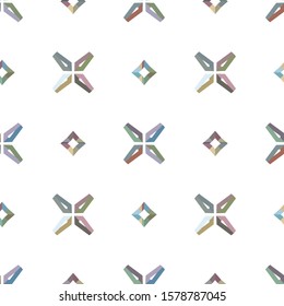 Abstract background texture in geometric ornamental style. Seamless design.