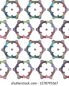 Abstract background texture in geometric ornamental style. Seamless design.