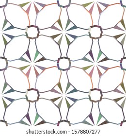 Abstract background texture in geometric ornamental style. Seamless design.