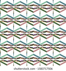 Abstract background texture in geometric ornamental style. Seamless design.