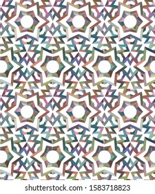 Abstract background texture in geometric ornamental style. Seamless design.