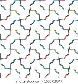 Abstract background texture in geometric ornamental style. Seamless design.