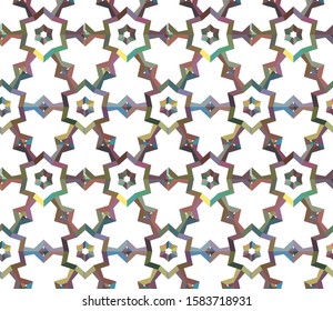 Abstract background texture in geometric ornamental style. Seamless design.