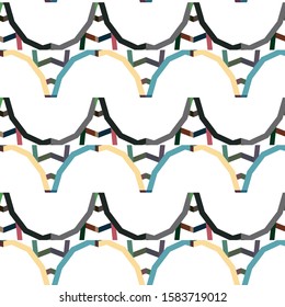 Abstract background texture in geometric ornamental style. Seamless design.