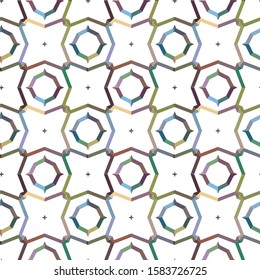 Abstract background texture in geometric ornamental style. Seamless design.