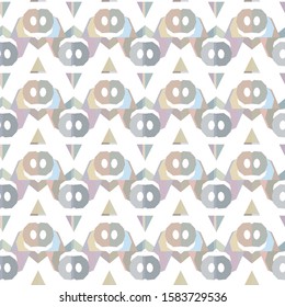 Abstract background texture in geometric ornamental style. Seamless design.