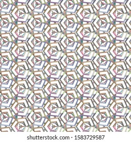 Abstract background texture in geometric ornamental style. Seamless design.