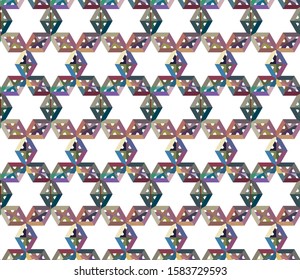 Abstract background texture in geometric ornamental style. Seamless design.