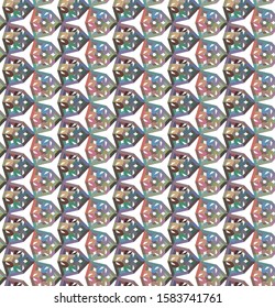 Abstract background texture in geometric ornamental style. Seamless design.