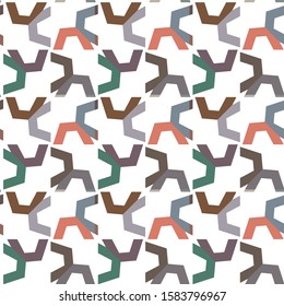Abstract background texture in geometric ornamental style. Seamless design.