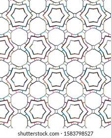 Abstract background texture in geometric ornamental style. Seamless design.