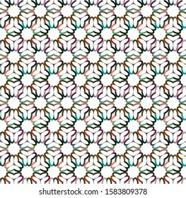 Abstract background texture in geometric ornamental style. Seamless design.