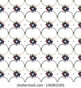 Abstract background texture in geometric ornamental style. Seamless design.