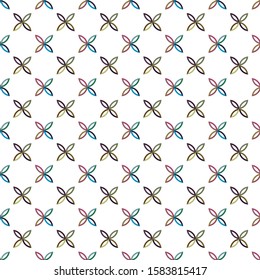 Abstract background texture in geometric ornamental style. Seamless design.