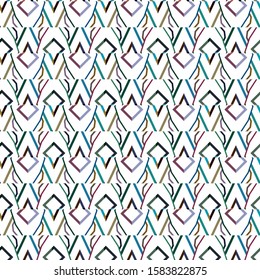 Abstract background texture in geometric ornamental style. Seamless design.