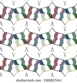 Abstract background texture in geometric ornamental style. Seamless design.