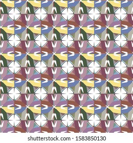 Abstract background texture in geometric ornamental style. Seamless design.