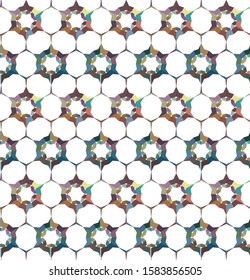 Abstract background texture in geometric ornamental style. Seamless design.