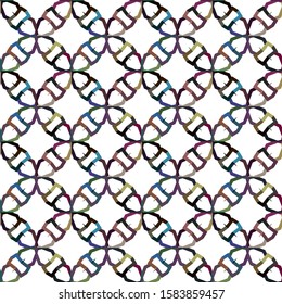 Abstract background texture in geometric ornamental style. Seamless design.