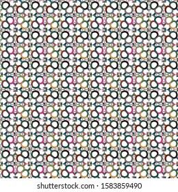 Abstract background texture in geometric ornamental style. Seamless design.