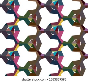 Abstract background texture in geometric ornamental style. 